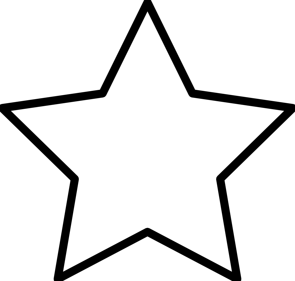 Star Outline - Clipartion.com