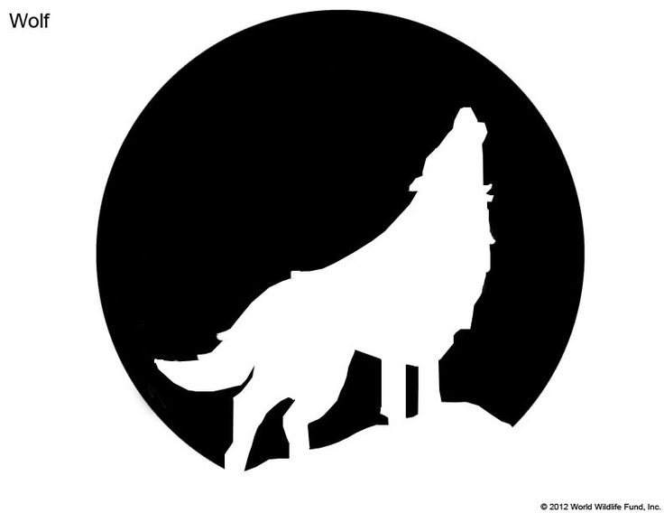 Wolf Stencil ClipArt Best