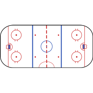 Hockey arena clipart