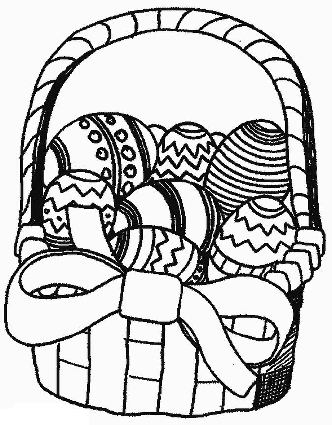 Free Printable Easter Egg Coloring Pages - AZ Coloring Pages