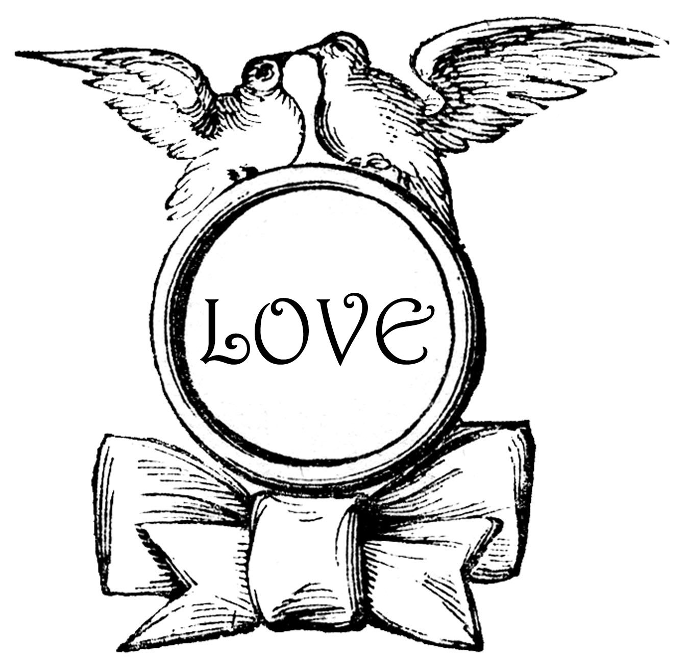 Love Birds Clip Art - Images, Illustrations, Photos