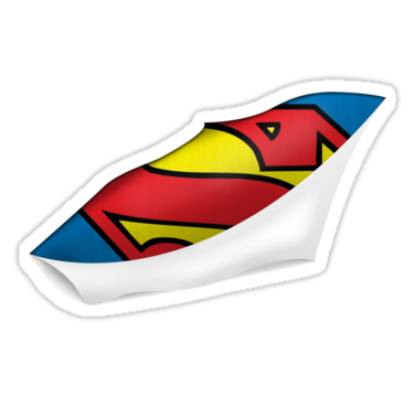 Superman - Torn t-shirt" Stickers by chubbyblade | Redbubble ...