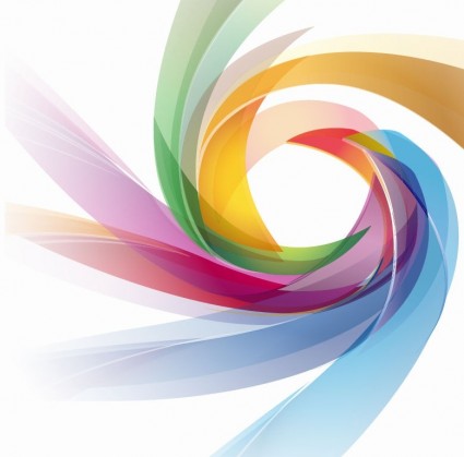 Colorful Abstract Design Vector Graphic Free vector in ...