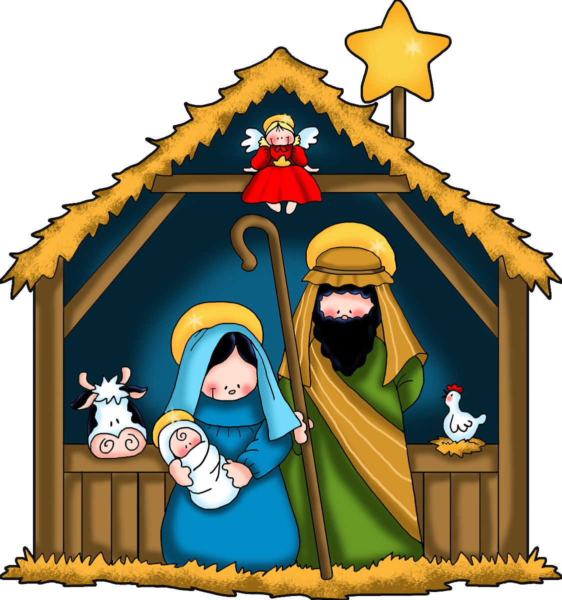 Christmas Clip Art Nativity ClipArt Best