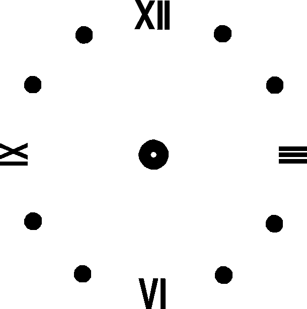 clock dial transfers