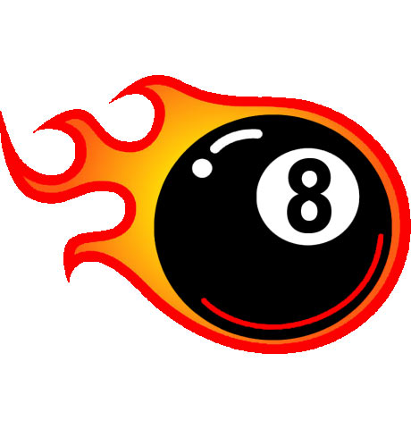 Eight Ball Fire - ClipArt Best