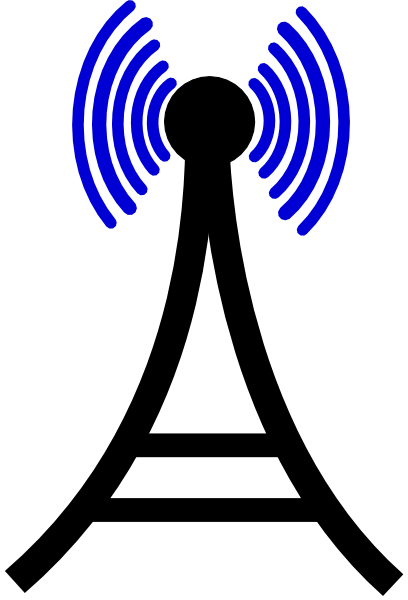 Radio broadcast clipart