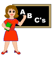 Teacher teaching clipart