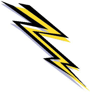 Cartoon Lightning Bolt Clipart