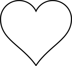 Clip Art Heart Outline - Free Clipart Images