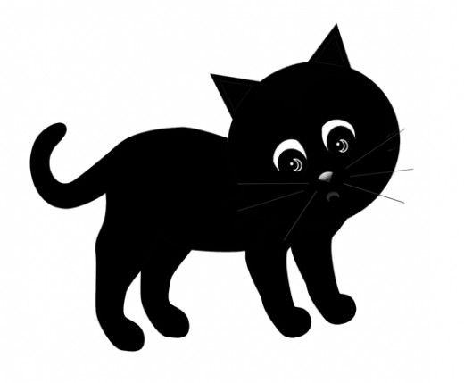 Cute Black Cat Clipart