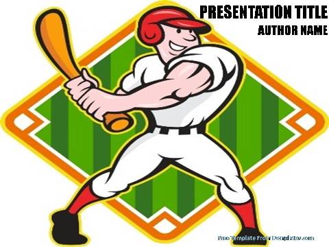 Baseball Field PowerPoint Template - Demplates