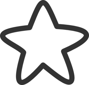 Black star clip art