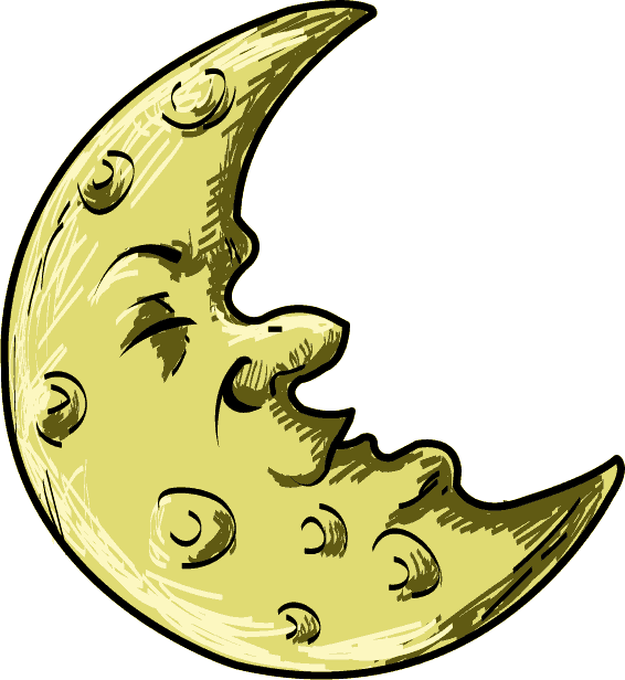 Crescent Moon Cartoon | Free Download Clip Art | Free Clip Art ...