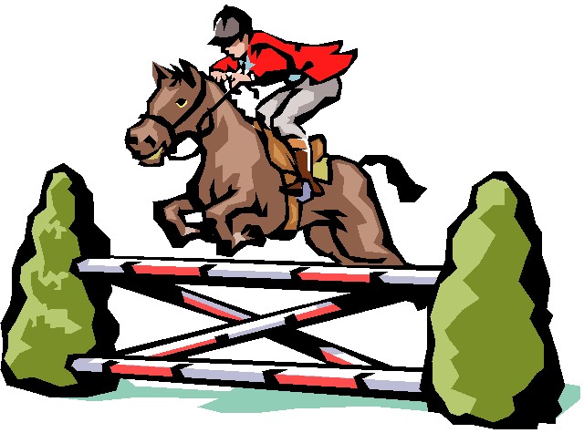 Horse Jumping Clipart - Free Clipart Images