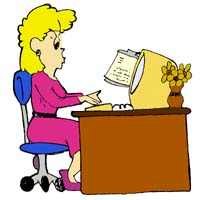 Clipart of school secretaries