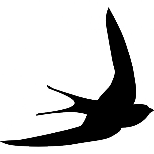 Swift bird shape Icons | Free Download