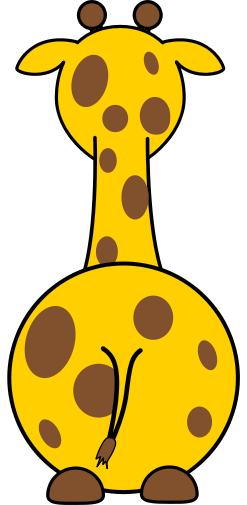 Cartoon Giraffe Back Http Www Wpclipart Com Animals G Giraffe ...