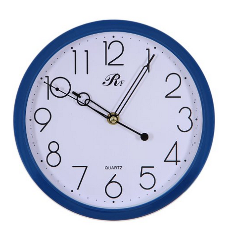 RUIFA 8-Inch Precedent Decorative Wall Clock With Arabic Numerals ...