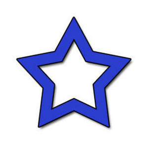 Blue stars clipart free