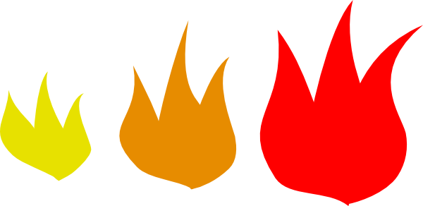 Fire flame clipart