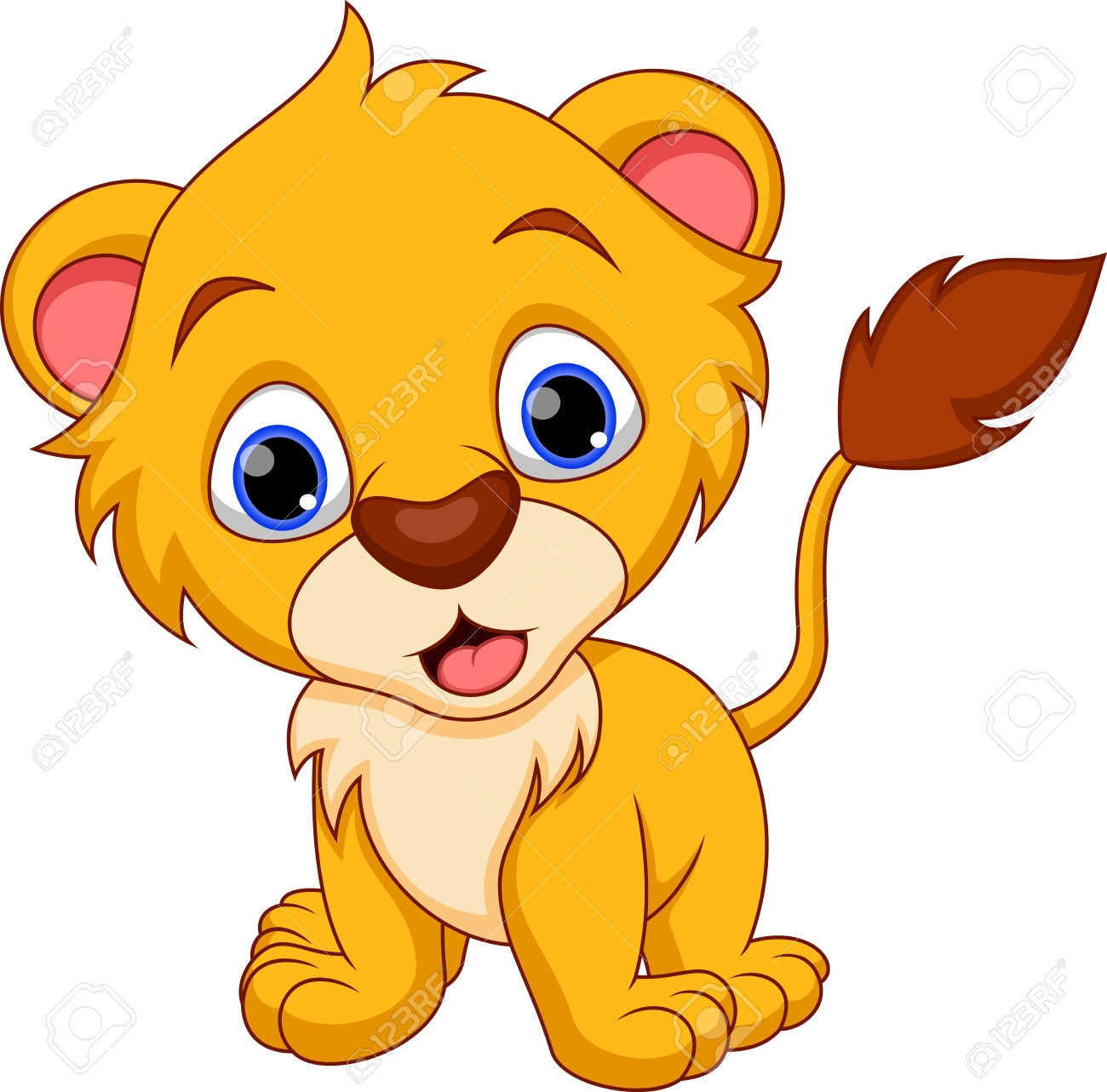 Baby Lion Clip Art - ClipArt Best