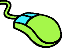 Computer mouse cartoon clipart