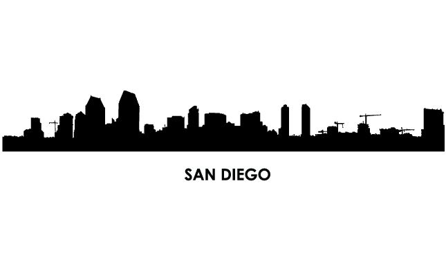 San Diego Skyline Clip Art – Clipart Free Download