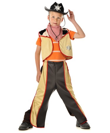 Boys Woody Cowboy Fancy Dress Costume Kids Dressing Up Outfit