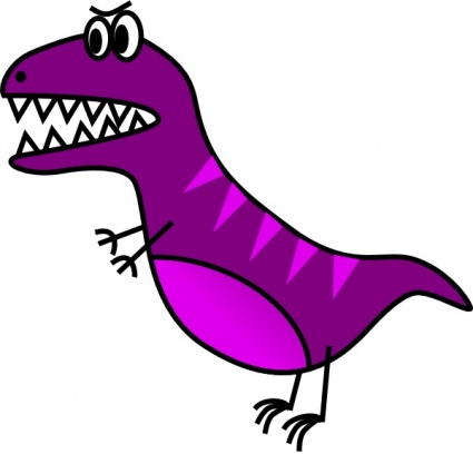 Jazzynico Dino Simple T Rex clip art vector, free vectors