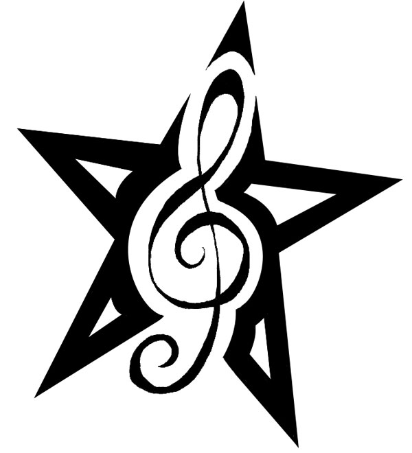 Star Flower Tattoos - ClipArt Best