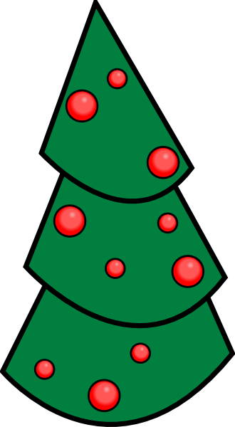 Holiday Tree clip art - vector clip art online, royalty free ...