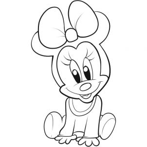 Disney - How to Draw Baby Minnie Mouse