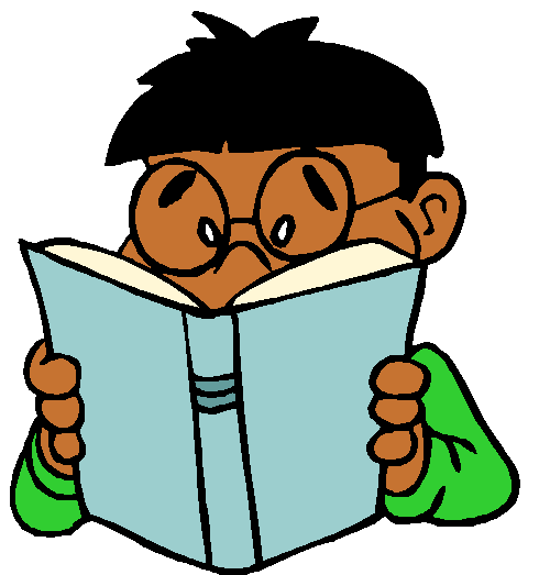 Kid Reading Book Clipart - Cliparts and Others Art Inspiration