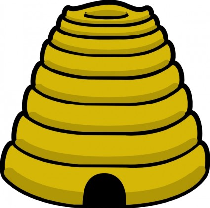 Beehive drawings clipart image #20986