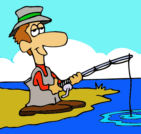 Cartoon Man Fishing | Free Download Clip Art | Free Clip Art | on ...