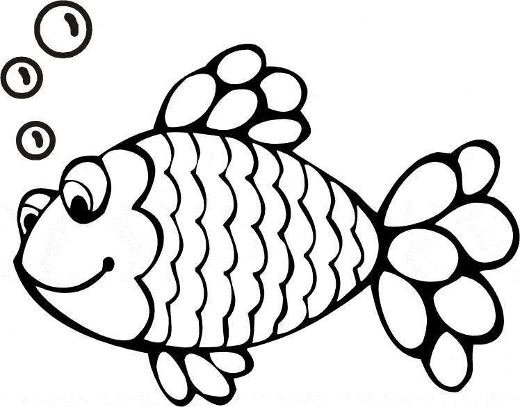 Children S Coloring Pictures Fish - Google Twit
