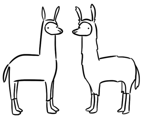 Llama Outline | Free Download Clip Art | Free Clip Art | on ...