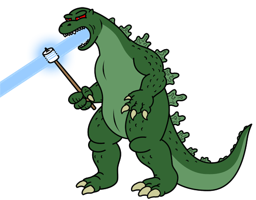 Godzilla phone clipart - ClipartFox