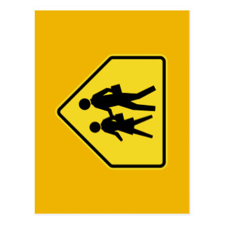 Children Crossing Sign Cards | Zazzle