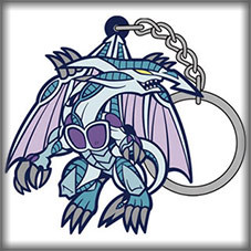 Tsumamare Pinched Rubber Keychain - Yu-Gi-Oh! 5D's - Stardust Dragon