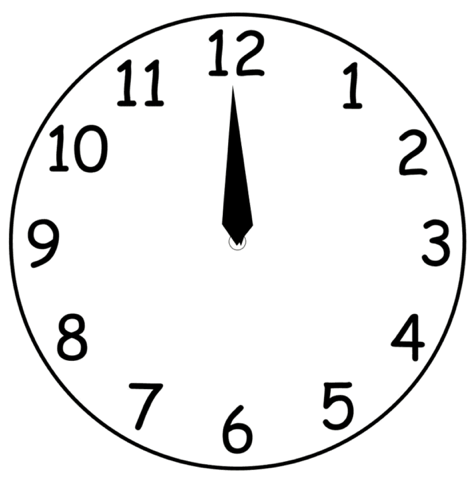 File:Clock face one hand.png