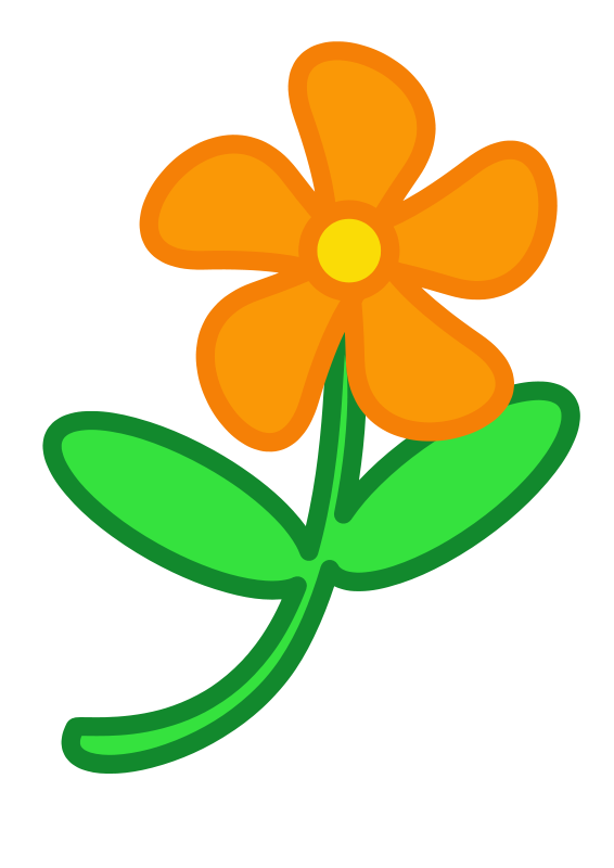 Simple Flower Clipart - Free Clipart Images