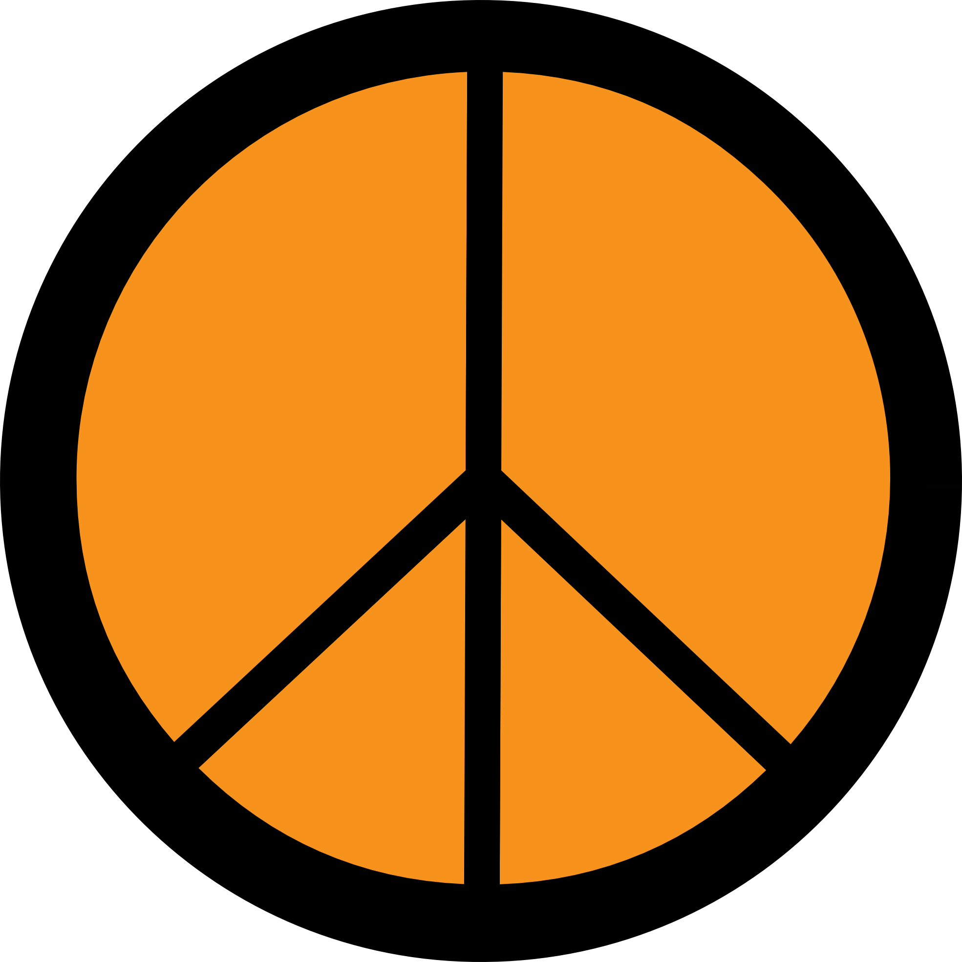 Clipart peace sign - Clipartix