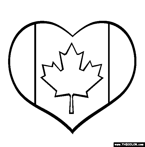 Canada Day Online Coloring Pages | Page 1