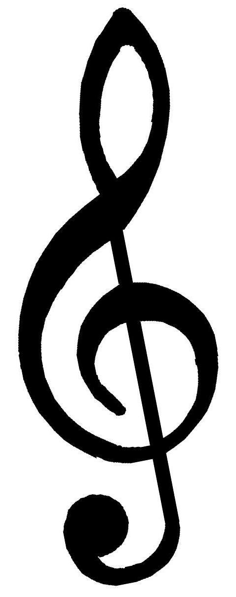 J And Treble Clef - ClipArt Best