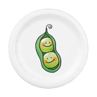 Peas In A Pod Plates | Zazzle