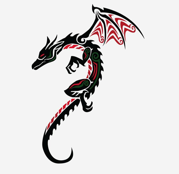 1000+ images about Dragons | Tribal dragon tattoos ...