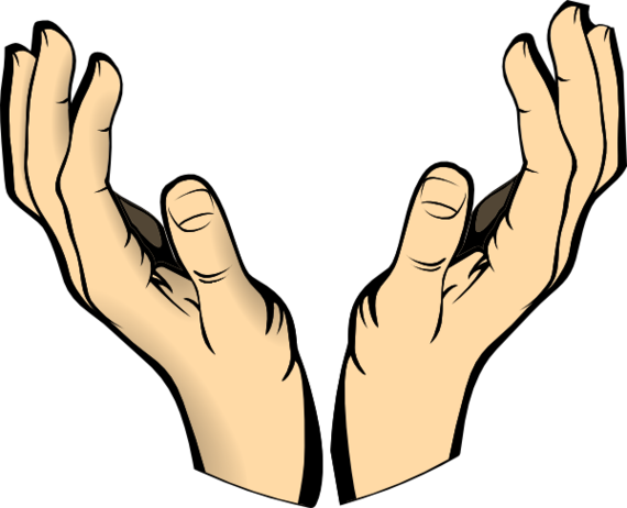 Open Hands Drawing Clipart - Free to use Clip Art Resource