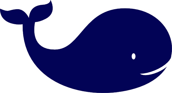 Cute whale clip art